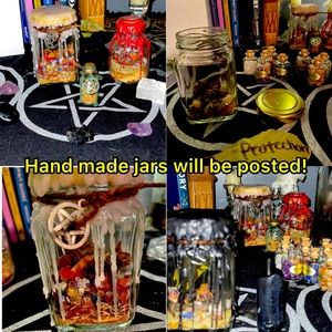 HAND MADE PERSONALIZED JARS DROP TOMORROW🔮